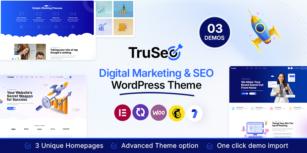 TruSEO - Digital Marketing & SEO WordPress Theme