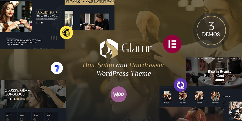 Glamr - Hair Salon & Hairdresser WordPress Theme