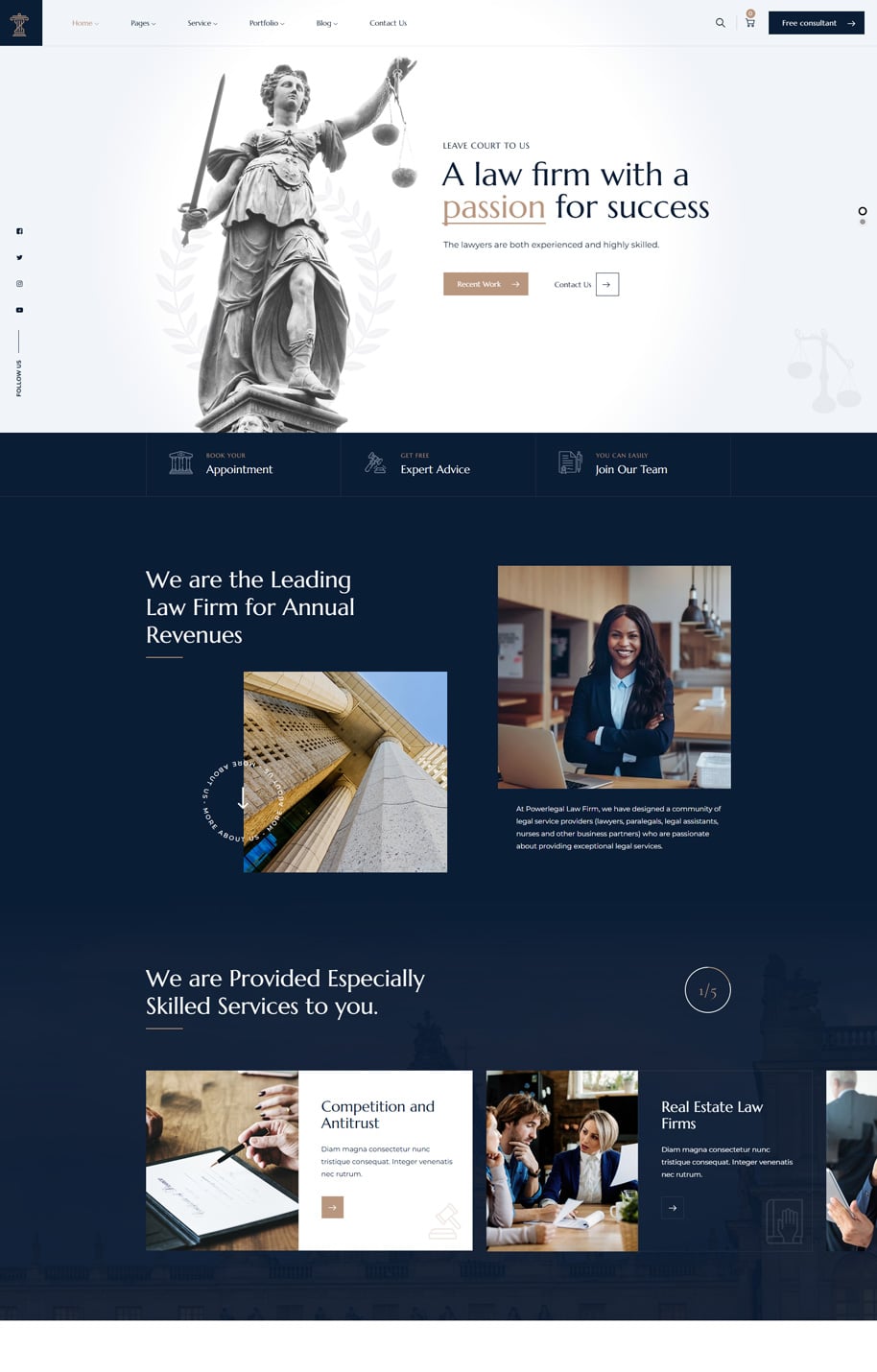 Attorly – Law Firm WordPress Theme