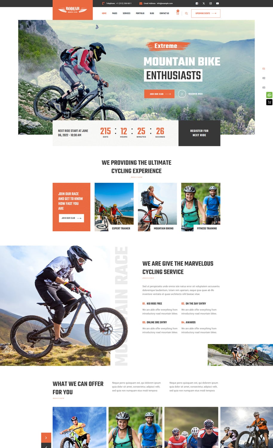 Rodiar – WordPress Theme for Rider’s Club