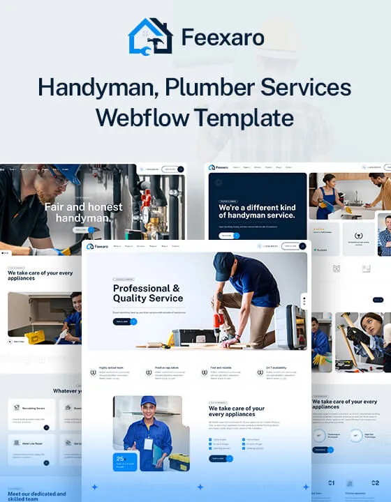 Feexaro – Home Services Webflow Template