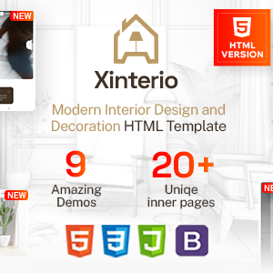 Xinterio - Interior Design HTML Template
