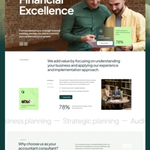 Finzare - Professional Services Webflow Template