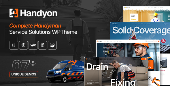 Handyon - Handyman Services WordPress Theme