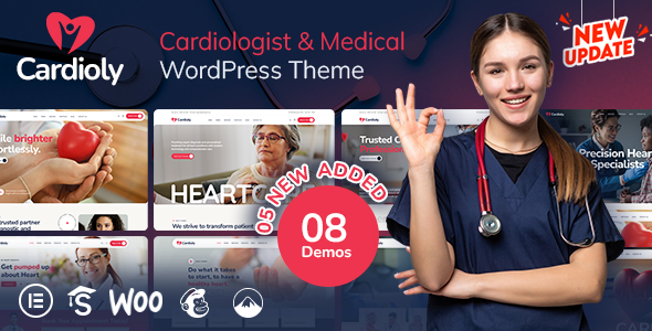 Cardioly – Cardiologist and Medical WordPress theme