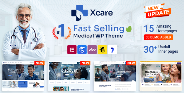 Xcare – Medical and Health Care WordPress Theme