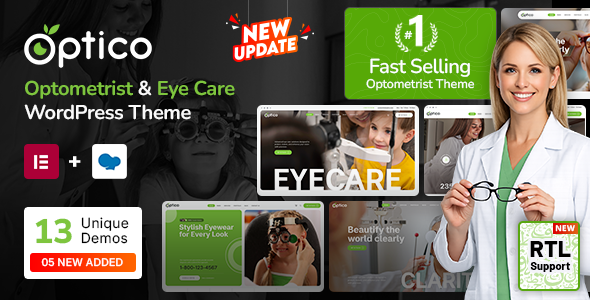 Optico | Optometrist & Eye Care WordPress Theme